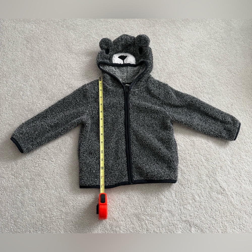 Gymboree Gray Bear zip up Hoodie for Kids, 18-24 months - Picture 8 of 8